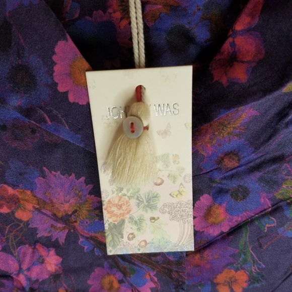 Johnny Was Workshop Purple Blouse - Picture 4 of 6